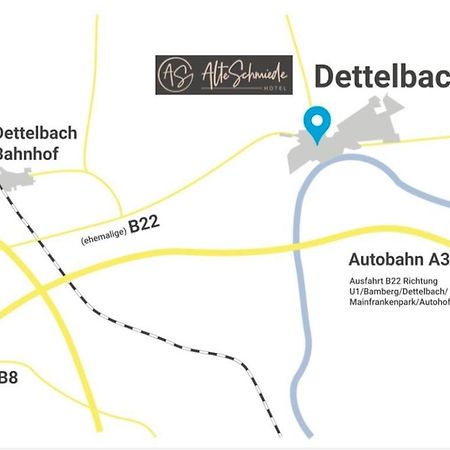 Aparthotel Alte Schmiede Деттельбах Екстер'єр фото